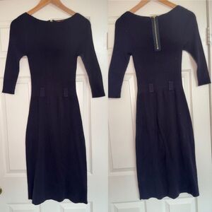Tory Burch | Dresses | Tory Burch Leather Trim Linen Midi Dress In New  Ivory Safari Heavy Linen | Poshmark